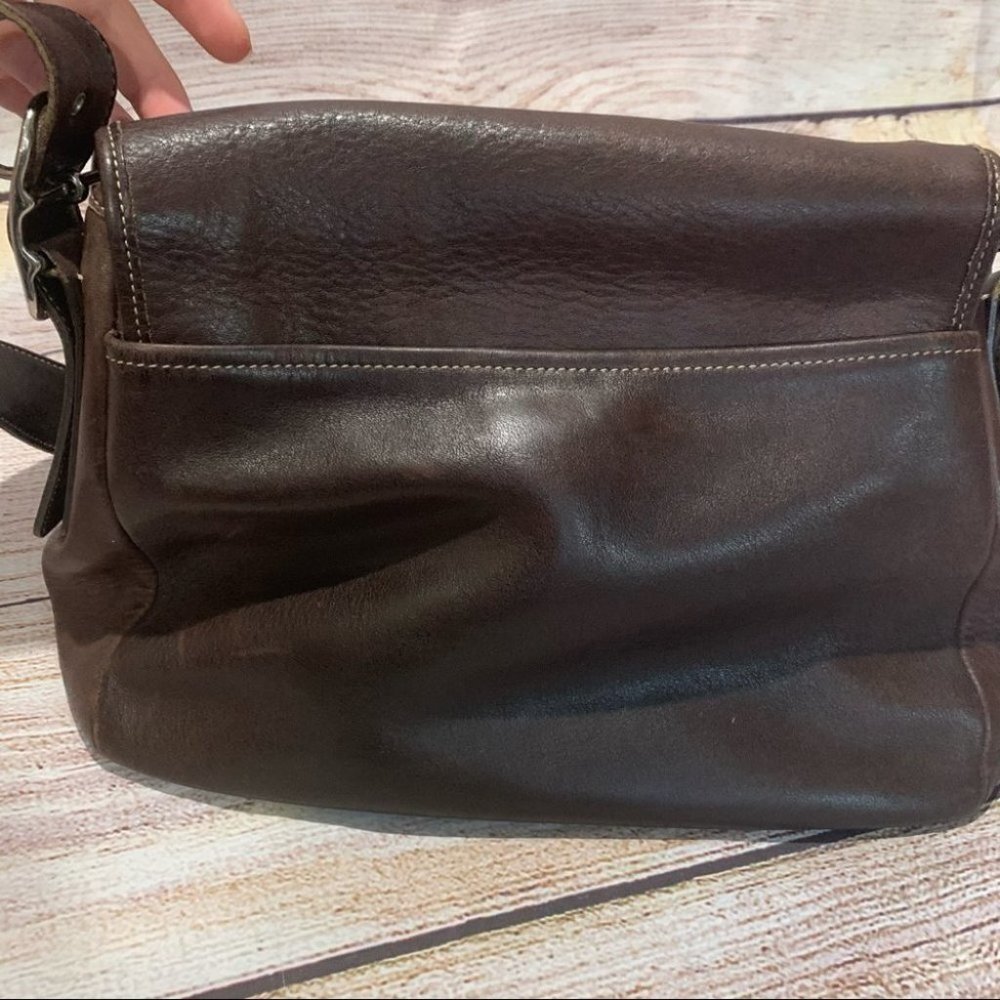 Coach Brown Leather Legacy Crossbody Purse - Picture 10 of 15